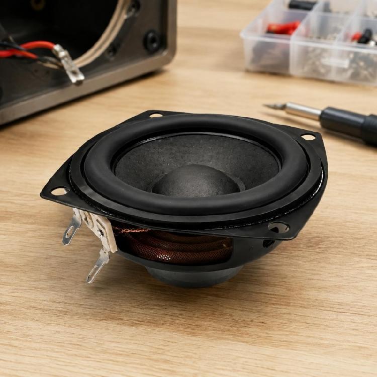 2.5inch Speaker Assembly Component with 80DB Sensitivity, Defined Power Specifications, and Attachment and Wiring Layout
