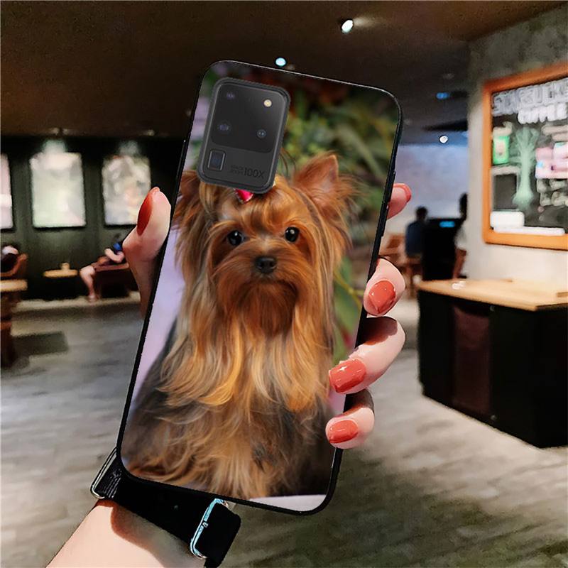 

YNDFCNB чехол для телефона с собакой йоркширского терьера для Samsung S20 lite S21 S10 S9 plus для Redmi Note8 9pro для Huawei Y6 Y7 prime 2019