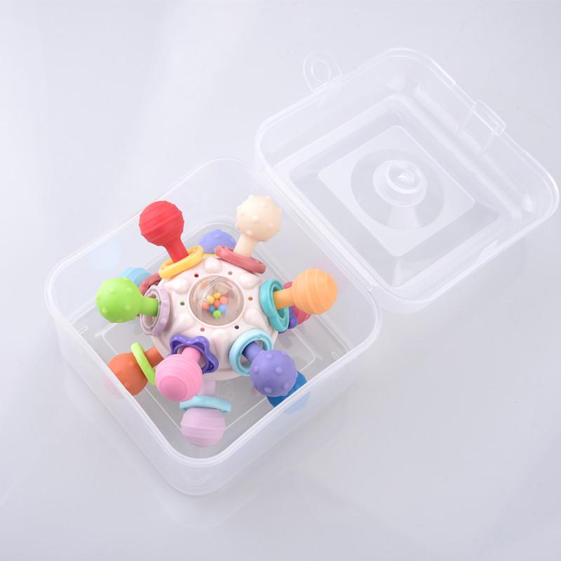 Manhattan Infant & Toddler Soothing Atom Rattle & Teether Toy