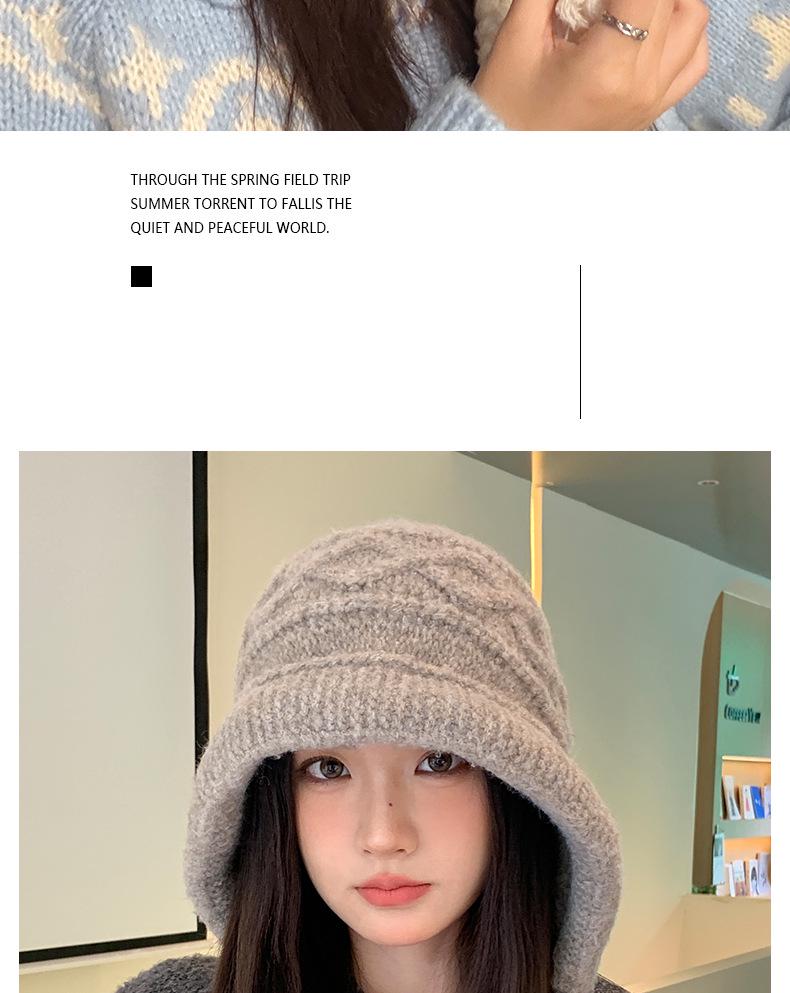 Versatile Thickened Knitted Wool Hat with Tassels - Warm, Windproof Pullover for Autumn/Winter (2025)