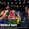 LED Smart Garden Lights String RGBIC Round Garland Light APP Dimmable Color Changing Waterproof Music for Christmas Yard Bedroom