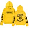 Sons of Anarchy SAMCRO Grafik Hoodie Harajuku Langarm Streetwear Herren Damen Mode Rock Punk Übergroße Hoodies Sweatshirt