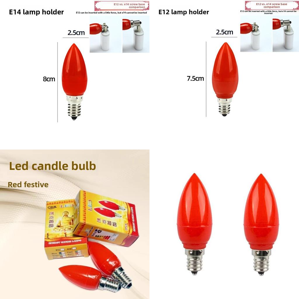 Led With Candle Base For Home Decor And Festival Lighting