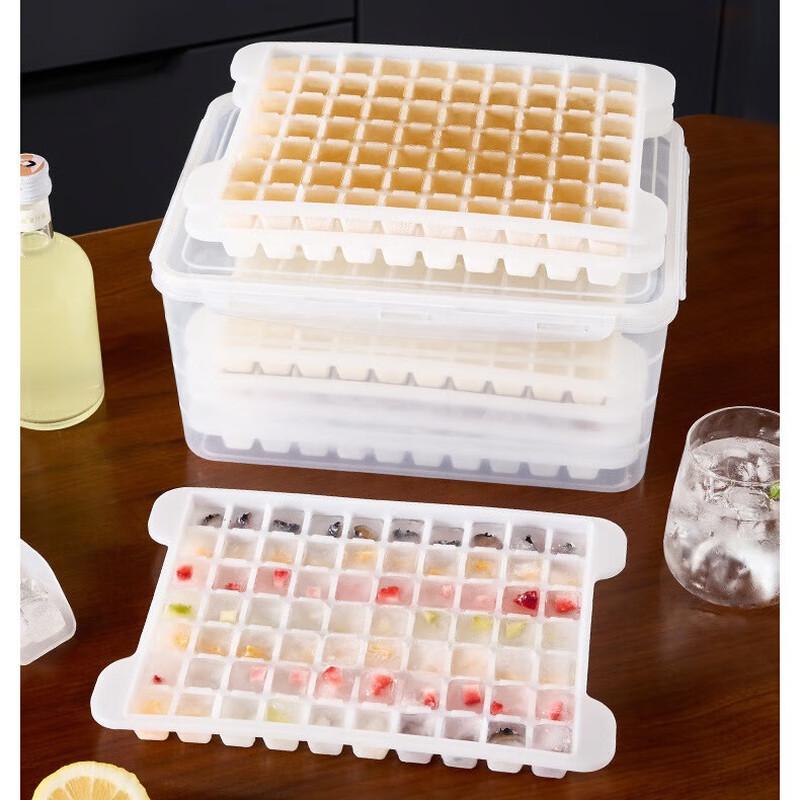 Chang Baosen 4-Layer 144-Grid Ice Cube Tray with Storage
