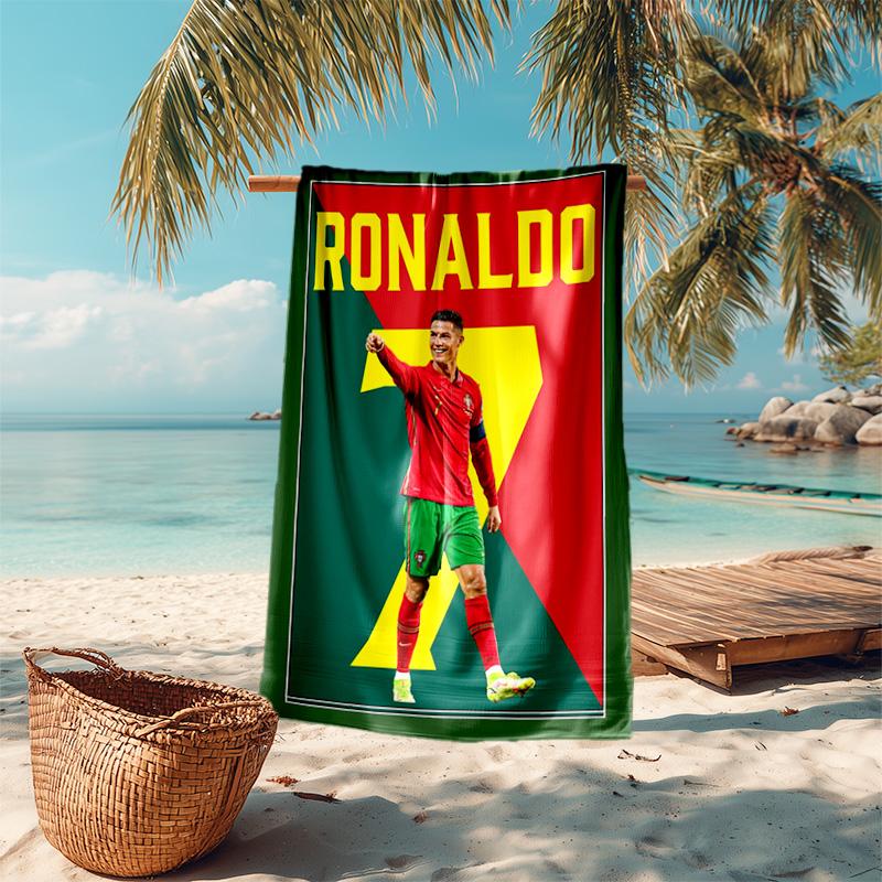 Cristiano Ronaldo Manchester Legend Beach Towel Outdoor Camping Beach Swim Outdoor Pool Towel Quickdrying Swim Towel Outdoor Picnic Beach Mat Comfort