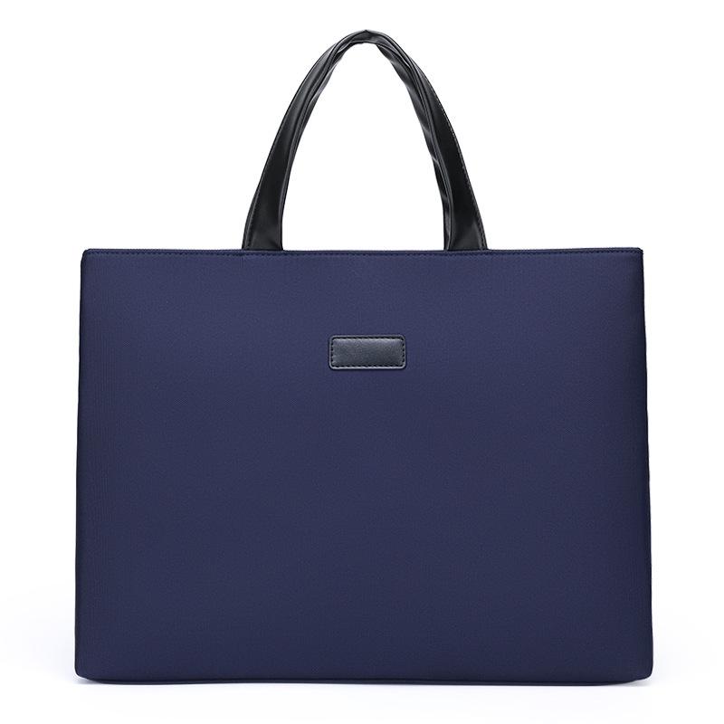 Portable A4 Oxford Cloth Briefcase for Business – Unisex Conference Bag