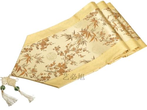 Chinese Style Rural Fashion Table Flag Modern Minimalist Brocade Dining Table Cloth Multi Color Tea Table Cloth Art Table Flag