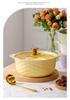 Ceramic Double-Handled Large Soup Bowl with Lid - High-End Design, Ideal for Home Use, Sauerkraut Fish, and Commercial Soups.