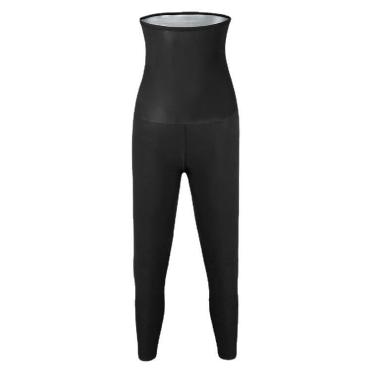 Dame Badstuebukser Høyt midjet kompresjonsbukse Trening Svetteleggings Slanking Body Shaper Gym Trening Termo Sportsklær Fitness Bukser