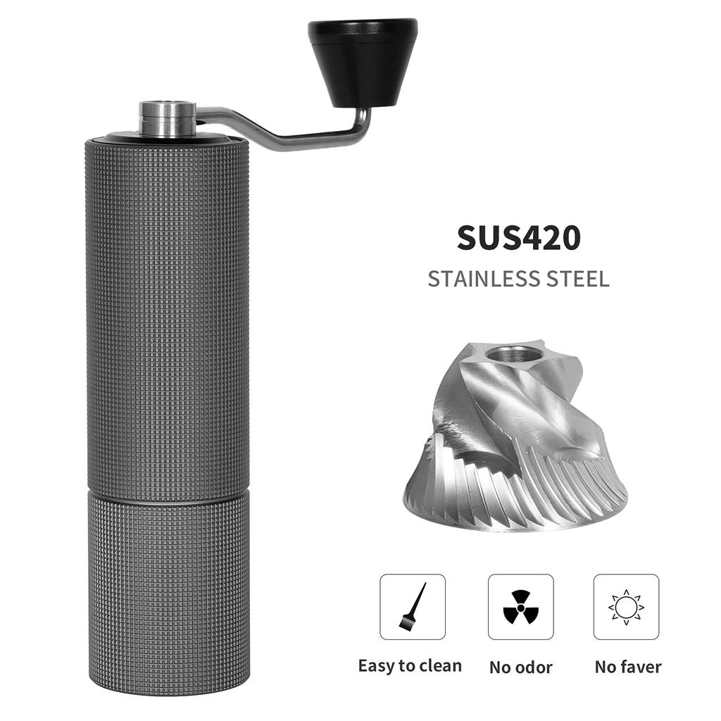 TIMEMORE Coffee Mill Manual Timemore C2 Max New Larger Capacity 25g Adjustable Coarseness Lightweight Labor-Saving Portable Easy To Clean Stainless
