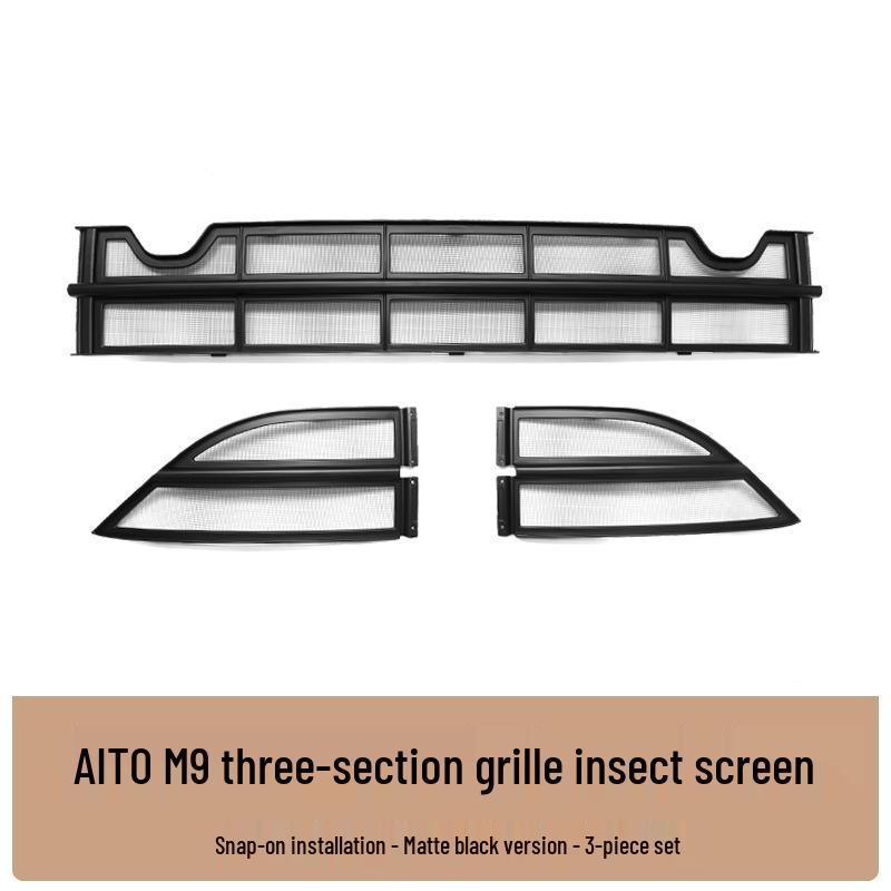 AITO M9 Front Grille Insect Net - Clip-On Willow Catkins Protection Cover.