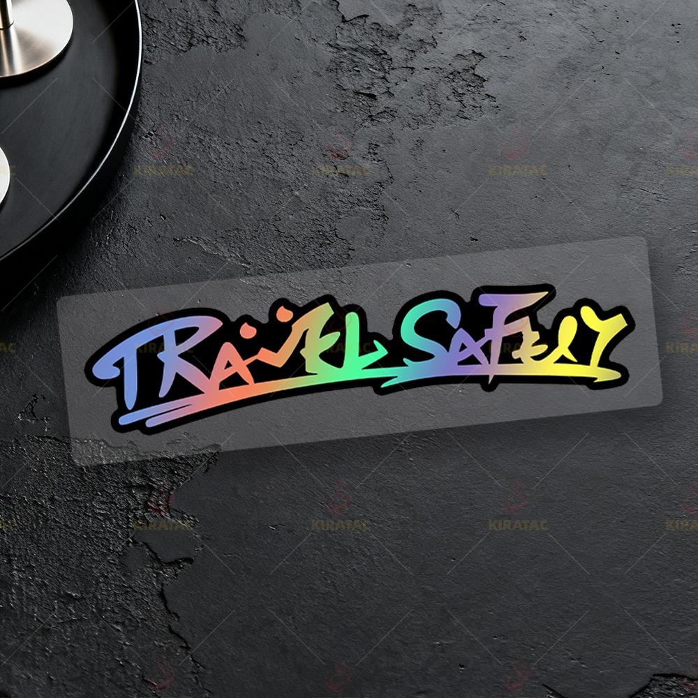 1pc Travel Safety Motocycle Sticker Waterproof for Motomike Fairing Windshield Car Windows Door Scooter Universal Vinyl Decals