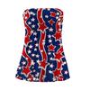 Tube Tops For Women,Cute Sexy Off Shoulder Print Sleeveless T-Shirt
