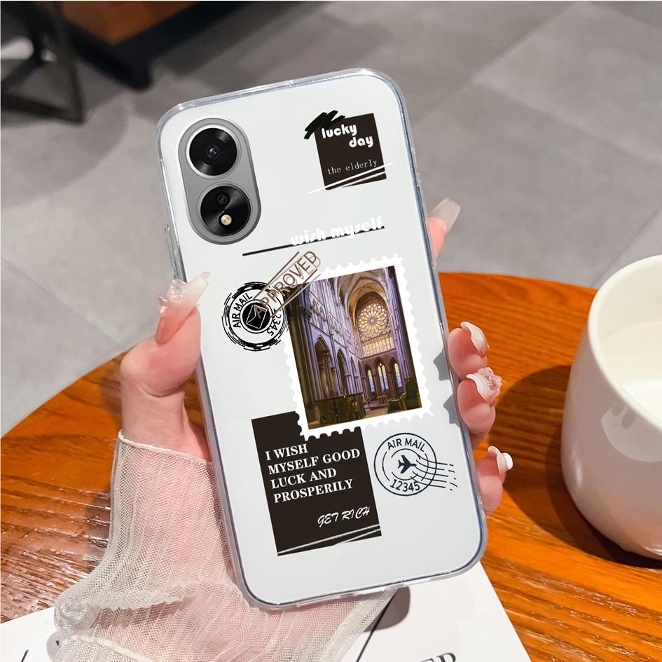 Dla OPPO Reno10 Pro A38 A79 A98 Realme 10 11 Narzo N53 Case śliczne moda astronauta dziewczyna przezroczysty miękki silikon TPU matowe etui na zderzak OPPO