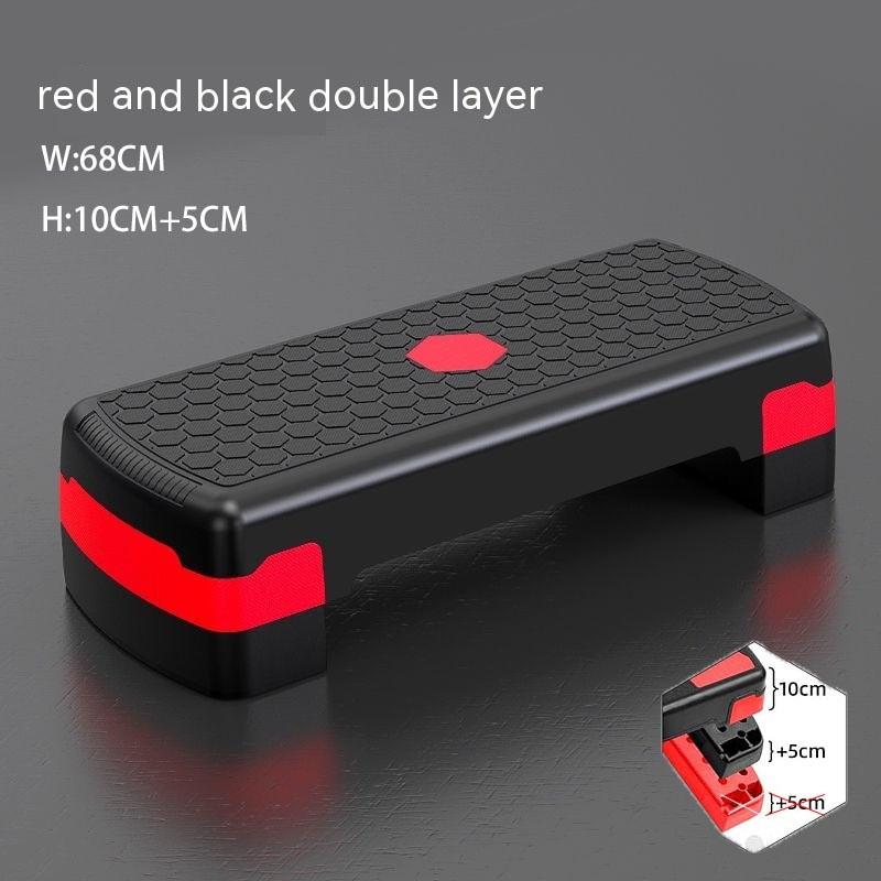 Household Cardio Fitness Training Equipment Height Adjustable Aerobic Stepper Gym Anti-slip Exercise Step Block Board