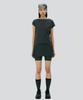 KALEG Transitional Pintuck Crewneck T-Shirt For Women (Dark Grey)