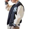 Maglia da Baseball MLB Logo Base Patch Logo New York Yankees Unisex Nera 3AJPB0121-50BKS