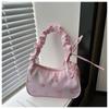 Floral Print Underarm Shoulder Bag Anti Scratch Retro Lightweight Small Casual Purse for Daily Work Commute