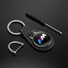 Metal Leather Car Emblem Keychain Keyring Key Ring Pendant For BMW M E46 E90 E60 F30 G20 X1 X2 X3 X4 X5 X6 X7 i3 i4 i5 i7 M2 G30 cwsh87