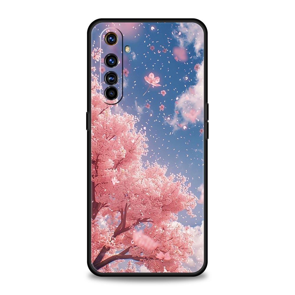 

Korean Flower Case For Realme C67 C63 C55 C53 C35 C25 C21 GT 2 3 5 6 10 11 12 13 Pro Plus 5G Soft TPU Phone Cover Fundas Capas Realme 11