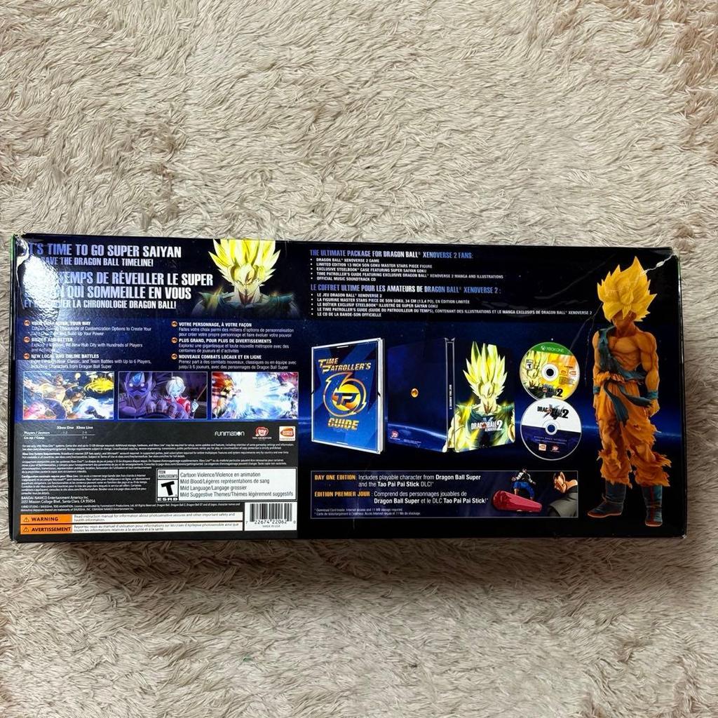 [USED] Dragon Ball Xenoverse 2 Xbox SMSP (overseas) Son Goku (boxed, opened)