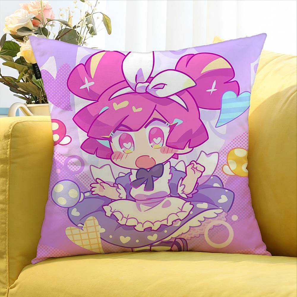 Game Marija Rin Muse Dash   Various Sizes Square Pillow Case For Car Home Bedchamber Decor