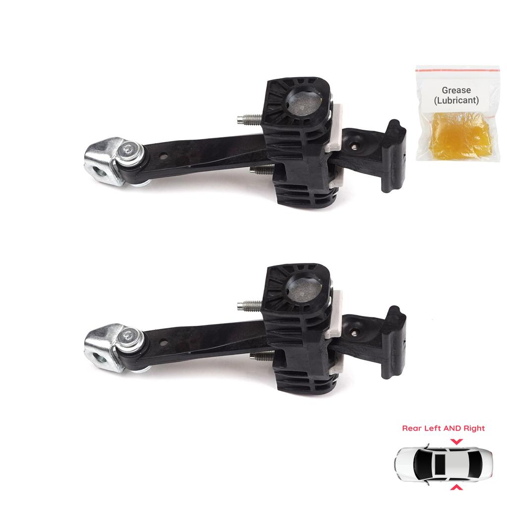 BDP1239-1 2 Pieces Rear Left AND Right Door Catch Hinge Brake Stop Check Strap Limiter for Chevrolet Vauxhall Opel Zafira B 2005-2014 13214193