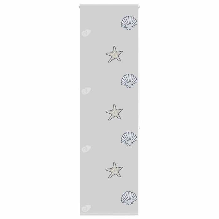 VidaXL Store enrouleur de douche 70x240 cm largeur du tissu 66 cm, store de douche, store enrouleur de rideau de douche, 4014888
