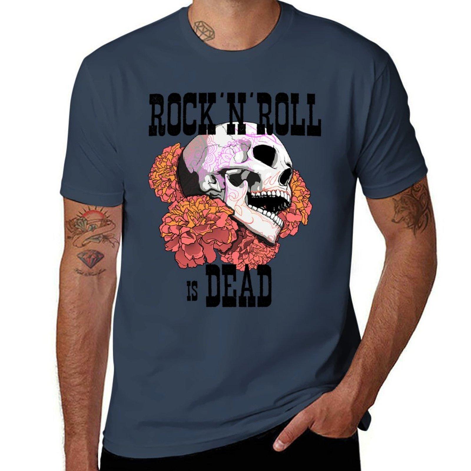 Lenny Kravitz Rocknroll Is Dead Tshirt Daily Wear Print Tshirt S