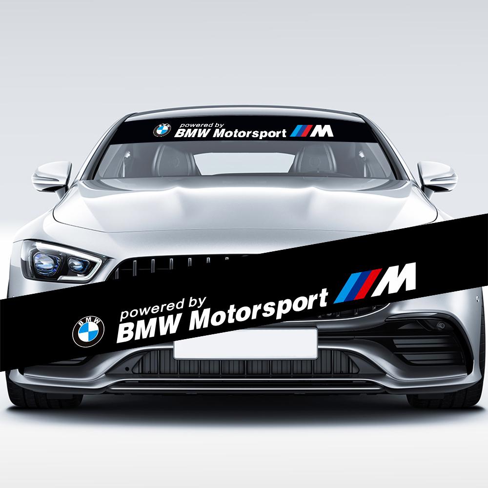 AAAPT1 Car Windshield Sticker Front Window Sticker Sunshade For BMW M5 M4 M3 F20 F40 F22 F30 E90 F32 F10 F06 F07 F46 E60 Z4 F15 F16 G30