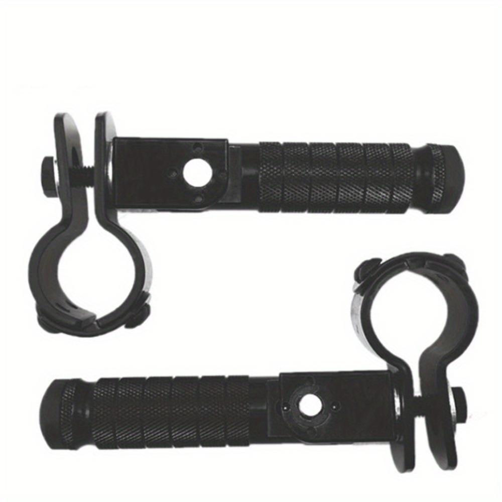 

1 пара переоборудованных педалей для мотоцикла с ЧПУ, складная педаль из алюминиевого сплава для электромобиля, защитная планка с гвоздями для ног красный