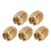 5 Pcs Beer Tap Handle Beer Tap Handles Manual Install Nuts for 3/8in‑16 UNC External Thread