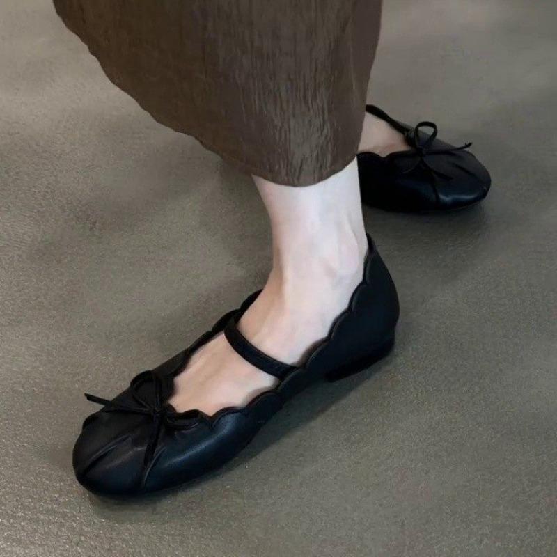 Fashion Bow Women Flats Loafers Fashion New Shoes Summer Trend Sandals Designer 2025 Casual Sport Sneakers Woman Walking Shallow Zapatos