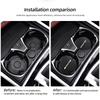 2Pcs Car Leather Coaster Pad Anti-noise Water Cup Mat For Mercedes Benz AMG W204 W205 W203 W211 W212 W213 W201 W210 W169 W202