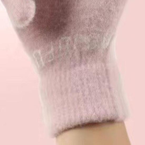 Cute Warm Fuzzy Gloves Women Men Cozy Plush Touch Screen Gloves Winter Funny Finger Gloves for Texting Writing Driving
