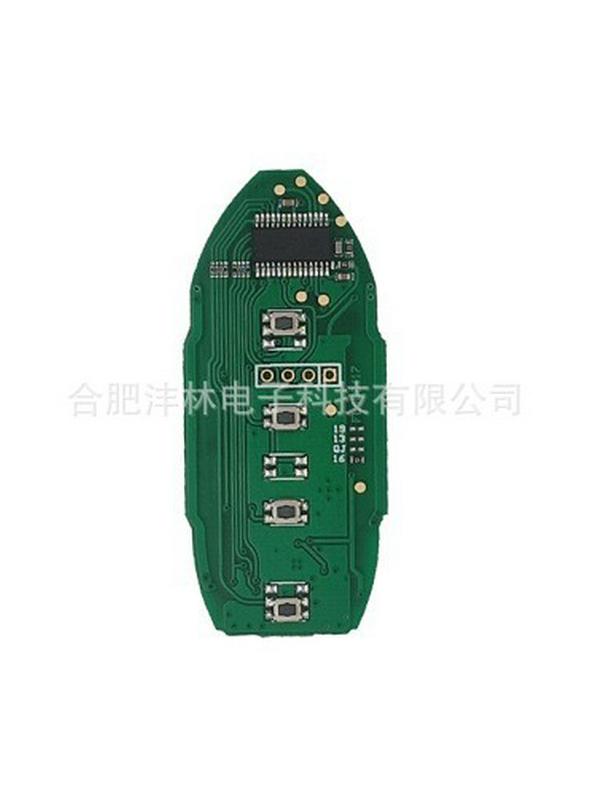 16 Teana Smart Board Key Fob with 3+1 Buttons and 433 4A Chip