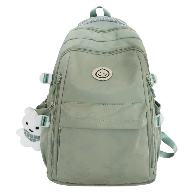 New schoolbag, large capacity and high capacity, backpack for junior high school students, simple casual backpack for primary school students