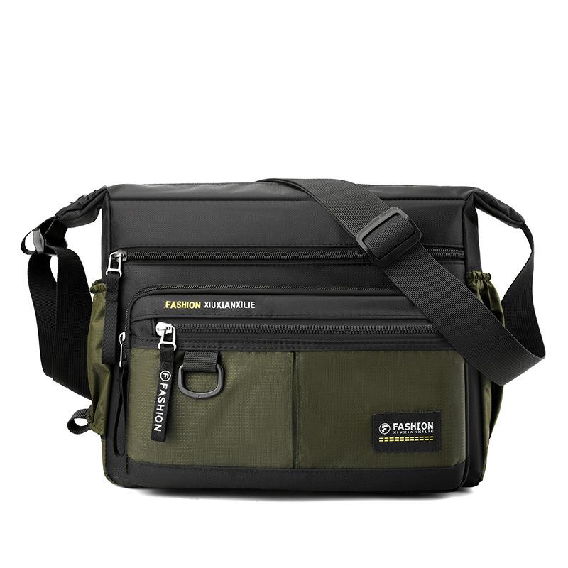 Herren Wasserabweisende Oxford-Stoff Umhängetasche - Großes Fassungsvermögen Outdoor Reise- und Business-Rucksack