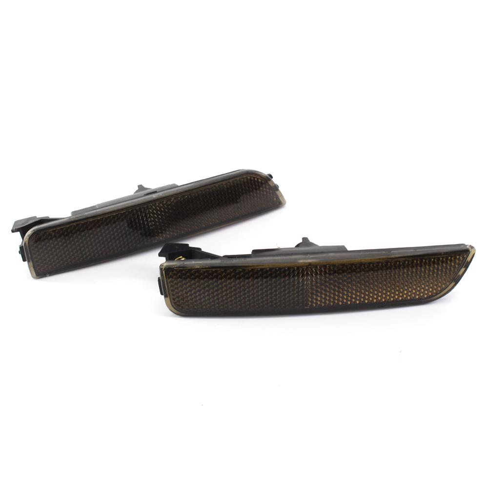 

1 пара переднего бампера автомобиля, боковой габаритный фонарь, указатель поворота, желтый/белый/дымчатые линзы для Volkswagen Passat B5.5 01-05 3B0945071 чёрный