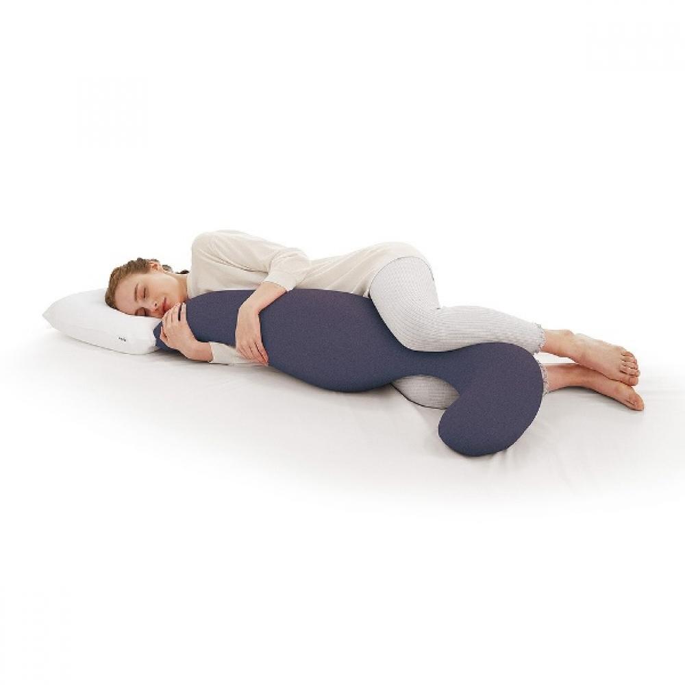 

Mog [Body Pillow] Премиум удобная подушка для тела темно-синего цвета
