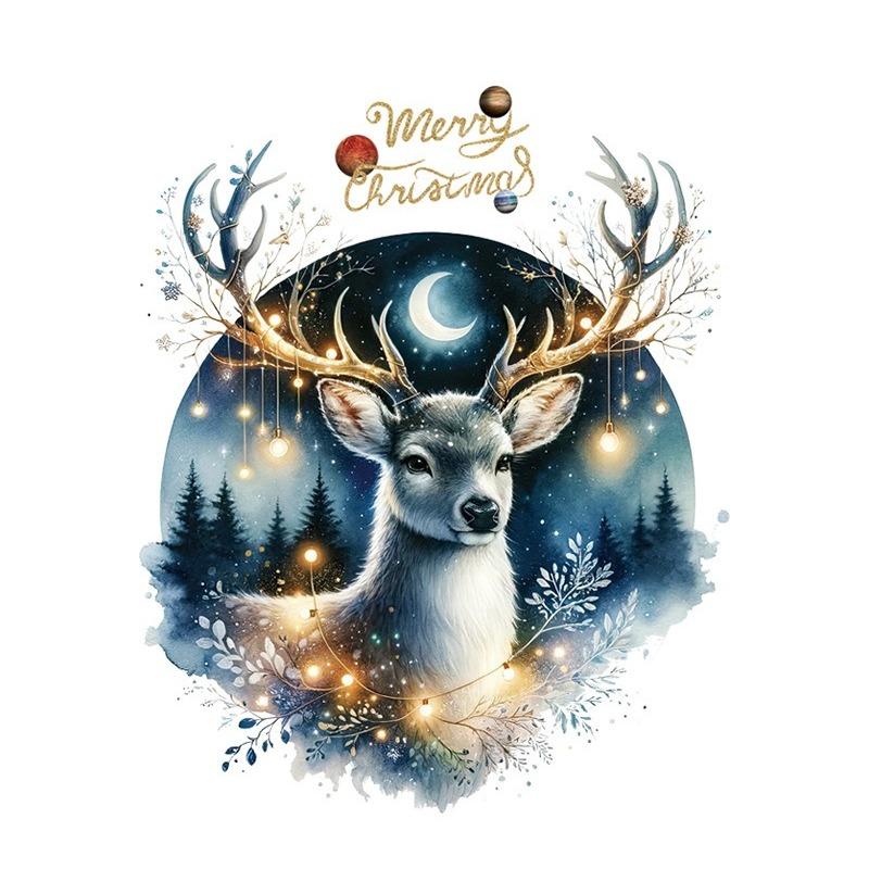 

Наклейки на окна в виде новогодних мультяшных снеговиков и снежинок, рождественские наклейки на окна 2025, самоклеящиеся наклейки 30*30cm