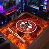 Crystal Velvet Rug Brentford Football Print Custom Name Text Floor Mat Home Decor