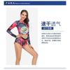 Damen bedruckte schnelltrocknende Boardshorts Badebekleidung Strandurlaub Pool Schwimmen Wassersport