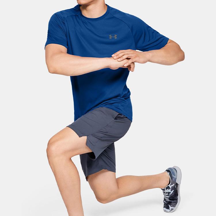 Under Armour Tech 2.0 Short Sleeve T-Shirt Men Tops Royal-Blue 1326413-400
