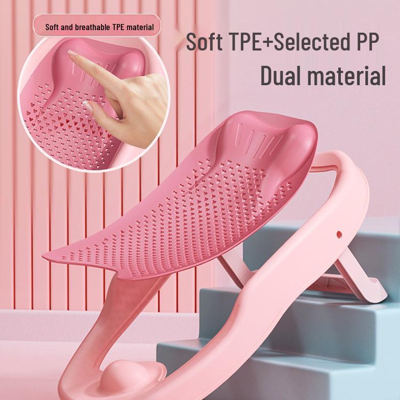 Newborn Reclining Baby Bath Net - Shower Seat with Mesh Fabric