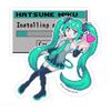 Venkovní nálepka Cospa Hatsune Miku Luimago [Oficiální] Ver.