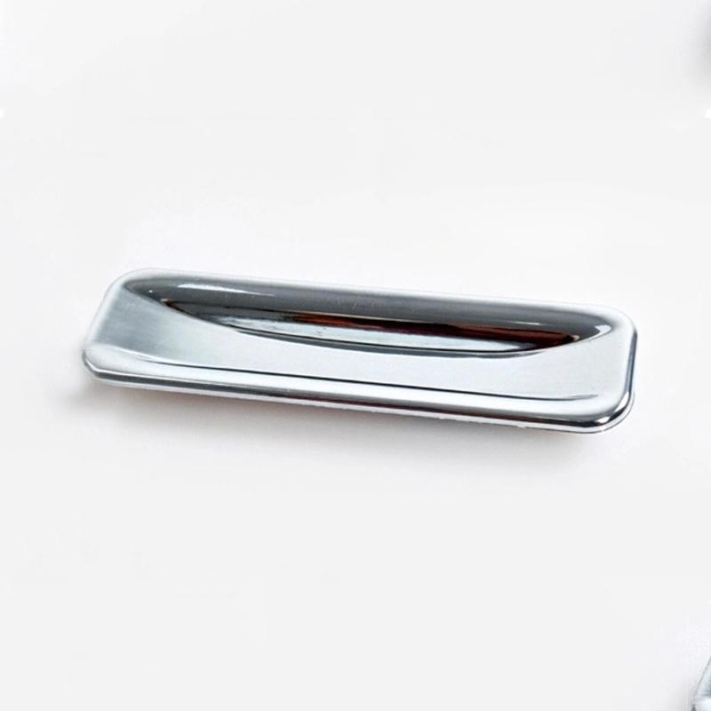 ABS Chrome Car Armrest Storage Box Decorative Panel Trim Sequin Sticker For Peugeot 2008 2014 - 2017