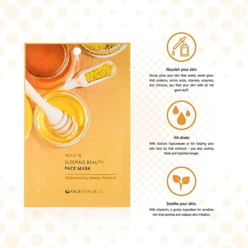 Face Republic - Sleeping Beauty Face Mask - 7 Types
