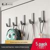 Strong Adhesive Wall Hook - No-Punch, Load-Bearing for Clothes & Hats
