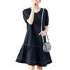 ZANZEA Women Casual Doll Collar Loose Summer Short Sleeve Dress